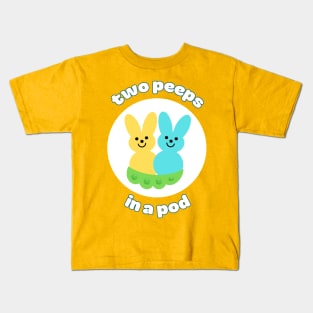 Two Peeps in a Pod Kids T-Shirt